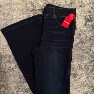 SPANX Women's Navy Flare Jeans